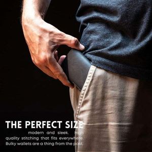 XD892 Custom Men PU Leather <b>Wallet</b> Designer Pop-Up <b>Metal</b> Aluminum Credit Card Holder RFID Shielding Safe Portefeuille Homme Cuir - Product Image 4