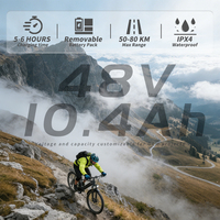 Bicicleta Eléctrica de Montaña y Carretera GOKEEP EP26, 250W, 48V, 26 Pulgadas, Frenos, Pedaleo Asistido, Precio de Fábrica al por Mayor, OEM, ODM