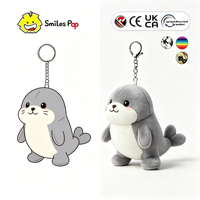Fabricant OEM ODM CE CPC, échantillon de jouet en peluche miniature personnalisé de la série animale, conception sur mesure, porte-clés en peluche personnalisé