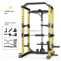 Zoshine - Soporte de Sentadillas Multifuncional de Alta Calidad con Cable Cruzado para Ejercicios de Pecho y Accesorios de Entrenamiento Físico