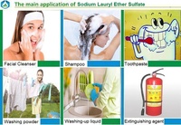 SLES 70 Sodium Lauryl Ether Sulfate à prix compétitif Détergent de pureté 70% et matière première cosmétique pour les soins capillaires