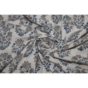 Nueva Tela Estampada a Mano Sanganeri, 100% Algodón, Material Decorativo para el Hogar, Tela para Confección de Vestidos - Product Image 6