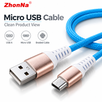 ZhonNa Kabel USB Mikro Pengisian Cepat Sinkronisasi Data untuk Ponsel Samsung Xiaomi USB C Instrumen Analisis Pengujian Suku Cadang Aksesori Pro