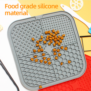 Slow Food Bowls Lick <b>Mat</b> Training Plate Food Grade <b>Silicone</b> Dogs Slow Feeders <b>Mat</b> - Product Image 2