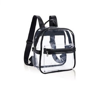 Mochila Escolar Holográfica Impermeable Personalizada Unisex al por Mayor con Cierre de Cremallera y Broche, de PVC Transparente para Exteriores - Product Image 3