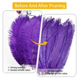 40 - 45 cm <span class=keywords><strong>16</strong></span> -18 pulgadas pluma de avestruz recortada Nandu plumas de avestruz largas para fiesta carnaval disfraces Decoración - Product Image 4