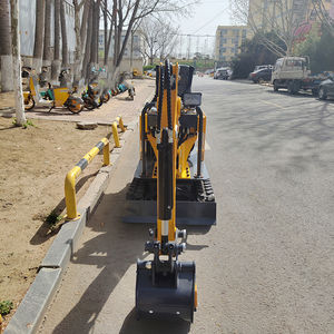 Mini excavatrice sur chenilles de pelle hydraulique de 1 tonne avec accessoires - Product Image 4