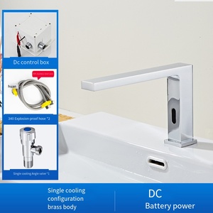 China Supplier's <strong>Inductive</strong> Smart Copper Bathroom Sink <strong>Faucet</strong> <strong>Automatic</strong> Infrared Touchless Hands-Free Ceramic Valve Sense <strong>Faucet</strong> - Product Image 3