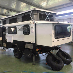 Remorque/camping-car hybride à toit rigide de 15 pieds en panneaux sandwich d'aluminium - Product Image 1