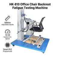 Machine d'essai de fatigue à charge dorsale pour chaise de bureau, testeur de mécanisme d'inclinaison, machine de test de durabilité, machine de test de poussée répétée pour dossier de chaise