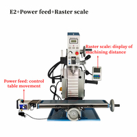 Machine de perçage et de fraisage LY à affichage numérique, vitesse variable en continu, moteur CC sans balais 3 axes, broche à entraînement direct