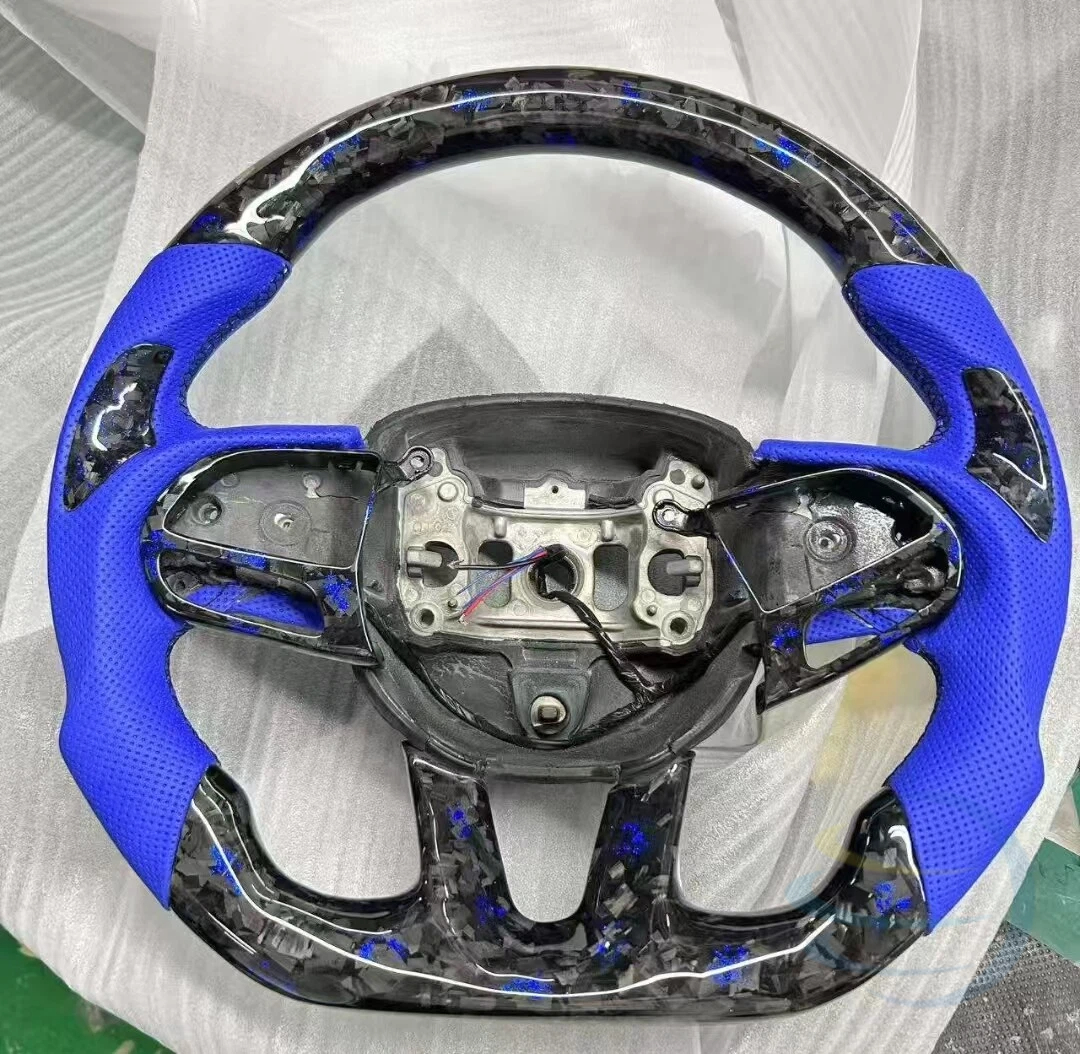 Fibra de Carbono Forjada Azul