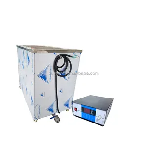 Metal And Motorcycle And Aircraft Parts Industrial Ultrasonic Cleaning Equipment 28khz With Digital Power Supply