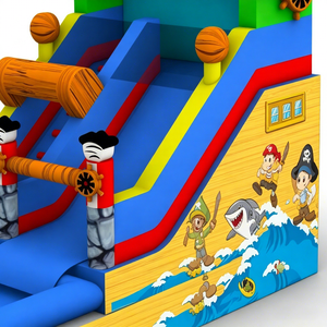 Château gonflable sur le thème des pirates, parcours d'obstacles, toboggan, jeux gonflables pour <span class=keywords><strong>enfants</strong></span>, fête en plein air, amusement pour les <span class=keywords><strong>enfants</strong></span> - Product Image 3