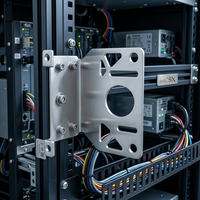 Support de montage en tôle d'acier inoxydable 304 sur mesure, découpé au laser, plié CNC, finition brossée