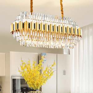 <span class=keywords><strong>Lampadario</strong></span> <span class=keywords><strong>Moderno</strong></span> in Cristallo LED di Lusso Nordico Grande in Metallo Dorato <span class=keywords><strong>Rustico</strong></span> Personalizzato per Hotel e Soggiorno - Product Image 4