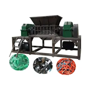 Công Nghiệp Hiệu Quả Cao Các Tông Đôi Trục Shredder/Xử Lý Chất Thải Gỗ Pallet Đôi Trục Shredder