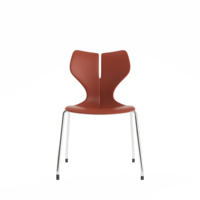 Nouveau produit BALEINE Ergonomique Anji Euro Design Salle de lecture Empilable Bureau En Plastique PP Chaises