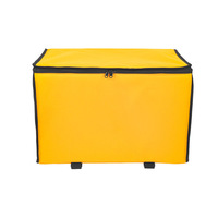 Sac à dos isotherme pliable pour pique-nique, sac de transport en tissu Oxford avec doublure en aluminium pour la conservation des aliments