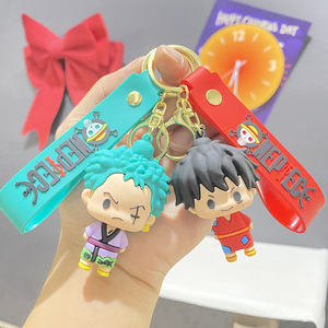 <span class=keywords><strong>Portachiavi</strong></span> Digitale Anime Pirata Luffy, <span class=keywords><strong>Portachiavi</strong></span> Carino per Coppie, Impermeabile e Leggero, Gioiello alla Moda, Regalo - Product Image 3