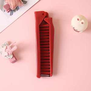 Opción multicolor, superventas, Mini peine de bolsillo plegable de plástico, cepillo de pelo plegable para niños, peine de viaje, entrega lo antes posible - Product Image 6