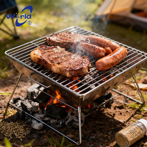 맞춤형 스테인리스 스틸 용접 메쉬 바 굵은 철사 평직 BBQ 그릴 오븐 랙 - Product Image 4