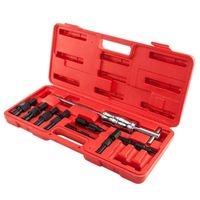 Kit de 9 extracteurs universels de roulements à trous aveugles en acier à haute teneur en carbone, outils manuels de réparation automobile, étui rigide