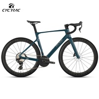 Vélo de course sur route en fibre de carbone CYCTRAC R18 Sport Edition - 13 vitesses, changement de vitesse électronique, freins à disque hydrauliques