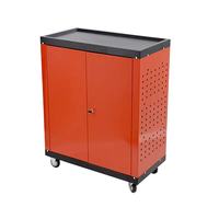 Chariot à outils, armoire à outils, trois niveaux, boîte à outils de réparation automobile, armoire à outils multifonctionnelle à poussée manuelle, OEM ODM, indice de protection IP54, pivotant
