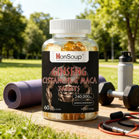 Tabletas Herbales para el Bienestar Masculino, Impulso de Energía Durante Todo el Día, Sin OMG, Uso Oral Diario para el Día a Día Ajetreado, Apoyo Energético
