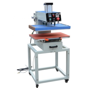 New 18x24 Heat Press Machine Semi-Automatic Pneumatic Flatbed <strong>Printer</strong> 220V Automatic Open <strong>Clothes</strong> Heat Transfer for Printing - Product Image 3