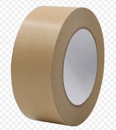 Eco-Friendly Thicker Kraft Paper Tape Single Sided Acrylic Adhesive Waterproof Brown Customizable Adhesive Kraft Paper Tape