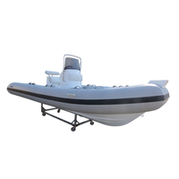 Bateau pneumatique de luxe RIB-550A en Hypalon, bateau pneumatique de compagnie, avec accessoires personnalisés
