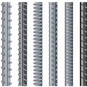 HRB400/500 1/4 "3/8" 1/2 "3/4" Barra de refuerzo de acero deformado corrugado 12m Hormigón reforzado <span class=keywords><strong>en</strong></span> bobina con servicios de corte y soldadura - Product Image 1