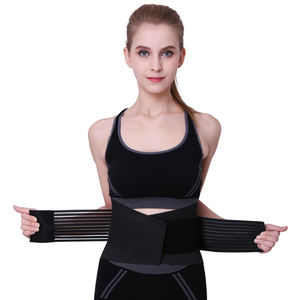 <span class=keywords><strong>Ceinture</strong></span> de soutien lombaire élastique respirante en Spandex et Nylon pour l'haltérophilie, les squats profonds et les soulevés de terre - Fine et flexible - Product Image 3