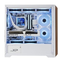 Gabinete de PC TA360M OEM Blanco MATX ITX de Torre Media para Escritorio, Caja Gamer para CPU, Caja de Computadora para Juegos con Ventilador