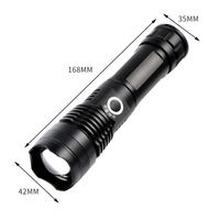Linterna LED XHP100 de Alta Potencia 2026, Recargable, 4 Núcleos, Zoom, USB, Linterna de Mano para Camping, Actividades al Aire Libre y Emergencias