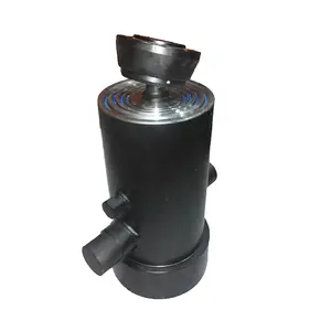 China fabricação telescópica multi estágios reboque cilindro hidráulico para reboque tipping de kingway hidráulico