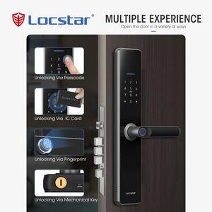 Locstar Wifi TTlock App Slimme Deurvergrendeling Biometrische Vergrendeling Vingerafdruk Deurklink Digitale Sleutelloze Vergrendeling - Product Image 3