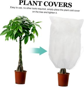 Protection hivernale pour les plantes, protection hivernale respirante, sac pour plantes en pot, housses de protection contre le gel pour plantes avec fermeture éclair et cordon de serrage - Product Image 4