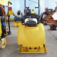 Vente flash : Compacteur à plaques vibrantes YMC90 GX160, moteur 5,5 CV, compacteur à rouleaux réversible avec système entièrement hydraulique