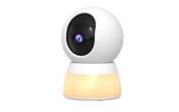 Caméra de sécurité WiFi intérieure 1080P 2MP avec lumière nocturne réglable, prise en charge du stockage cloud, suivi de mouvement humain et interphone