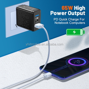 Nouveauté <span class=keywords><strong>Chargeur</strong></span> GAN 65W <span class=keywords><strong>Chargeur</strong></span> rapide pour téléphone USB pour <span class=keywords><strong>iPhone</strong></span> USB C PD3.0 Charge ultra rapide Tablette USB <span class=keywords><strong>Chargeur</strong></span> rapide automatique - Product Image 6