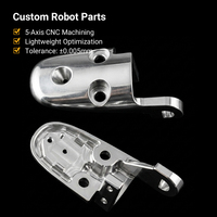 Piezas de Esqueleto Metálico para Robot Humanoide de Alta Precisión, Personalizadas de Fábrica, Ligeras, Fresado CNC de 5 Ejes, Piezas de Articulación para Dedos Robóticos