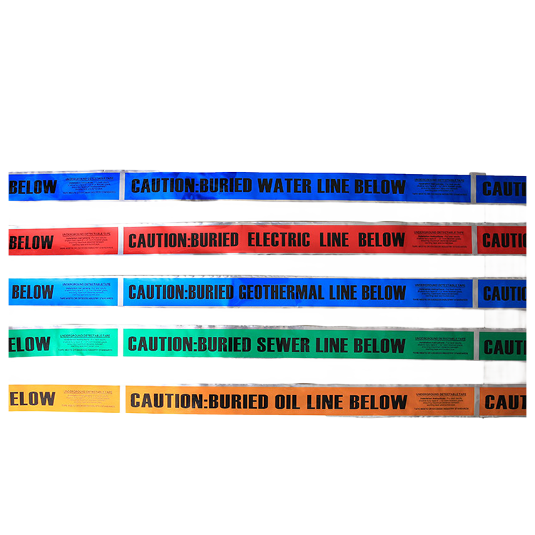 Detectable Underground Utility Cable Marking Tape