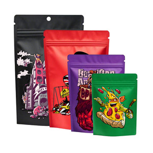 Doypack mùi bằng chứng Nắp kéo đứng lên túi thực phẩm in 3.5g Túi nhôm nhựa <span class=keywords><strong>Ziplock</strong></span> 3.5 tùy chỉnh <span class=keywords><strong>Mylar</strong></span> Túi - Product Image 5