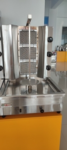 Máquina comercial de acero inoxidable Gas <span class=keywords><strong>doner</strong></span> <span class=keywords><strong>kebab</strong></span> máquina Shawarma con 3 quemadores - Product Image 3