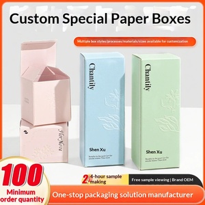 Custom Printed Perfume <b>Boxes</b> with UV Gold Foil on White Cardstock, Elegant <b>Foldable</b> Design - Product Image 5