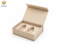 Boîte à parfum en carton rigide avec logo personnalisé, fabrication directe d'usine, design de couvercle et de base, doublure en éponge, emballage cadeau haut de gamme pour parfum
