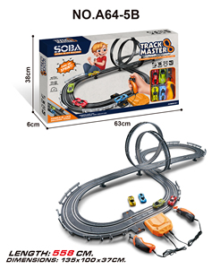 4 Autos de Carreras de Alta Velocidad, Pista de Autos Eléctricos o a Batería, Regalos y Juguetes para Niños de 6, 7, 8-12 Años con Juegos de Pistas de Carreras - Product Image 6